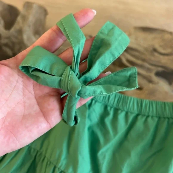 American eagle bow tie green tiered tank top - Picture 4 of 4